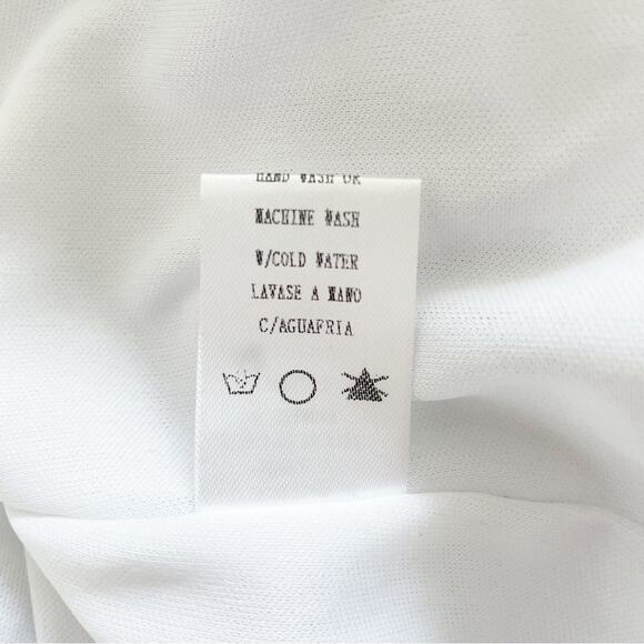 HONEY PUNCH Embroidered Maxi Dress with Crinkle Chiffon Skirt Size M - Picture 8 of 10